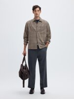 SELECTED - SLMRLXSVEND WT CHECK WOOL SELECTED - SLMRLXSVEND WT CHECK WOOL