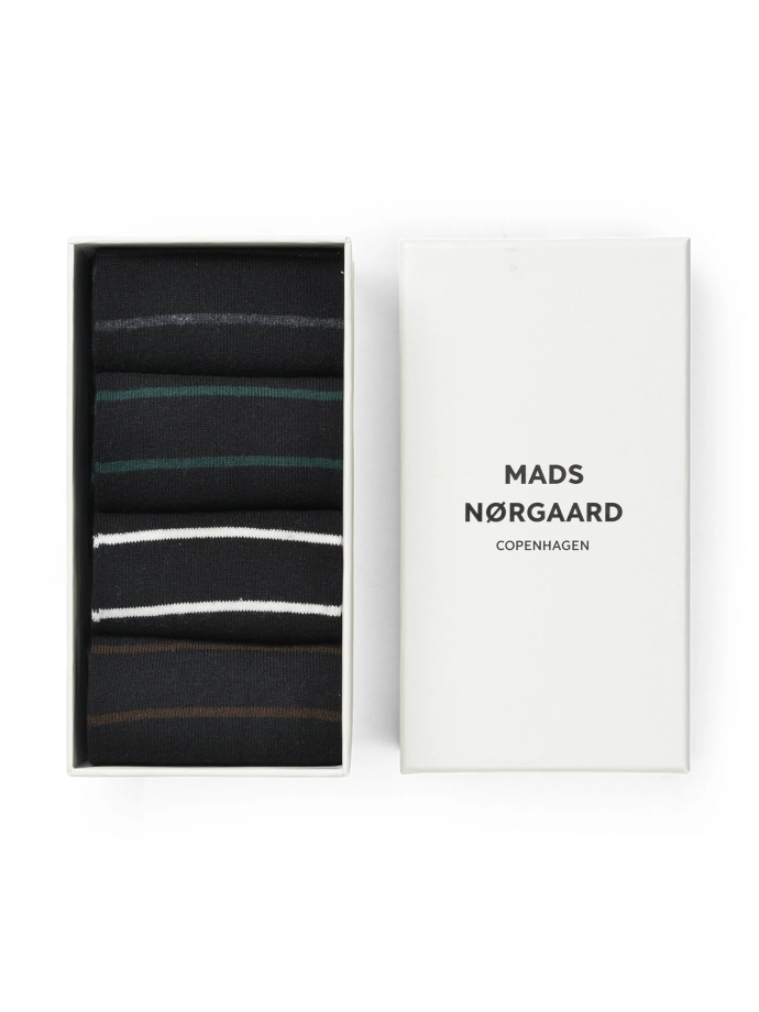 Mads Nørgaard - Sock Box Anton Stripe Mads Nørgaard - Sock Box Anton Stripe