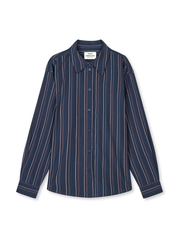 Mads Nørgaard - Peach poplin YD shelly shirt