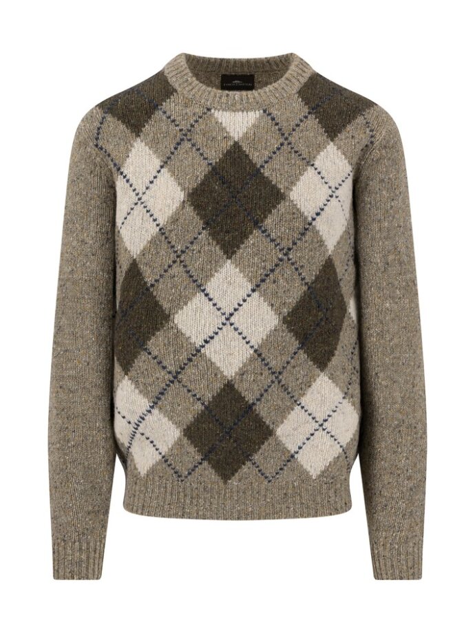 FYNCH-HATTON - O-neck argyle