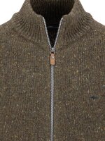 RED BUTTON - Zip Cardigan