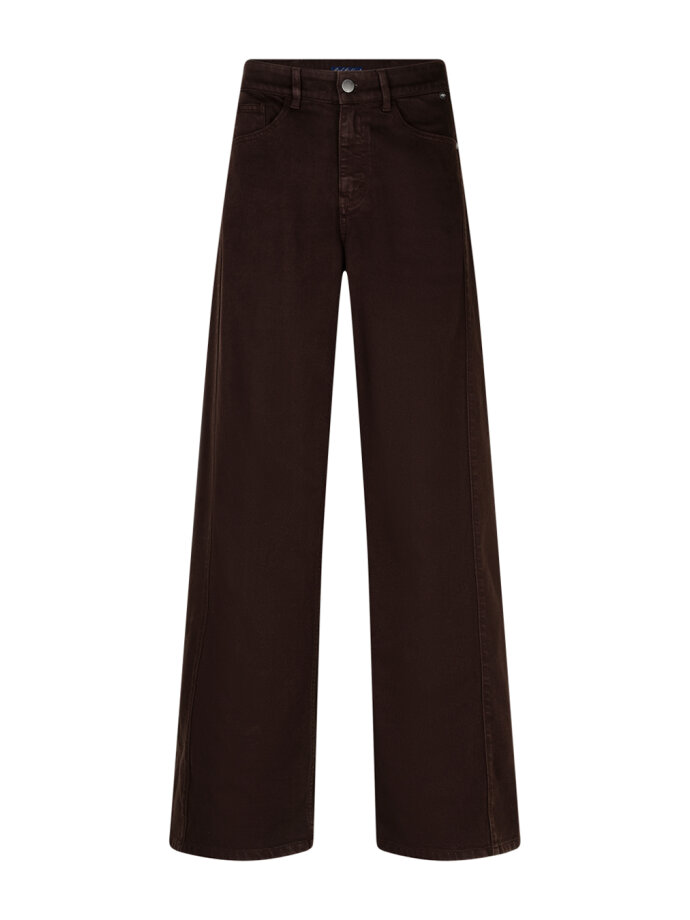 RED BUTTON - Claudette tencel twill L33 Hig RED BUTTON - Claudette tencel twill L33 Hig
