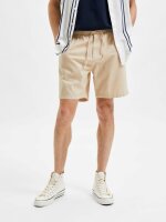 SELECTED - Comfort-Newton Linen Shorts