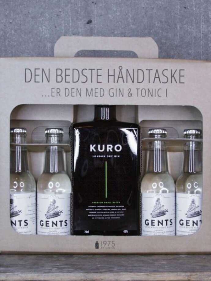 Two Socks - Kuro Dry Gin - 4fl Gents tonic