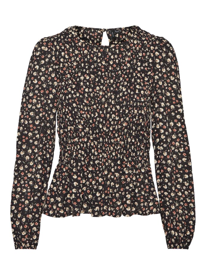 VERO MODA - Celina L/S O-Neck Smock Top