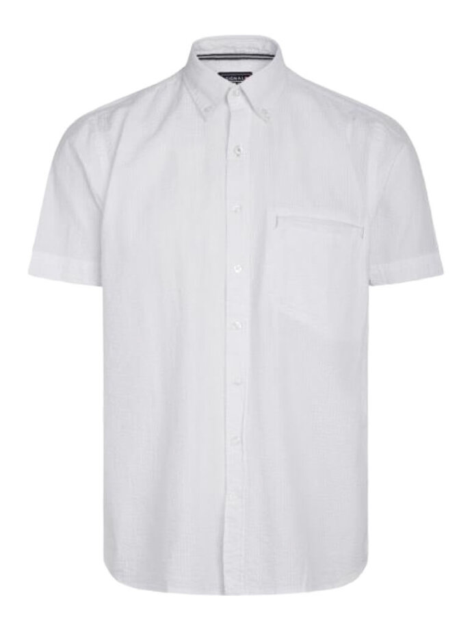 SIGNAL - Harald Seersucker S/S Shirt