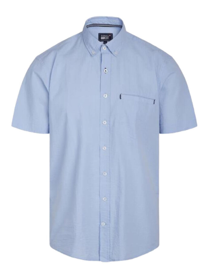 SIGNAL - Harald Seersucker S/S Shirt