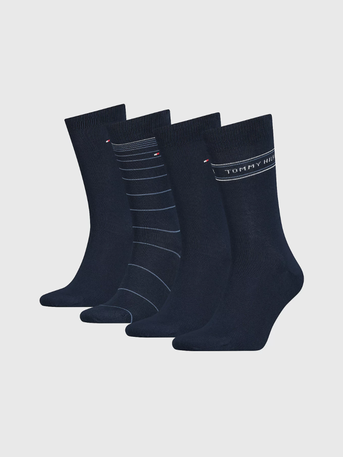 TOMMY HILFIGER - TH MEN SOCK 4P TIN GIFTBOX