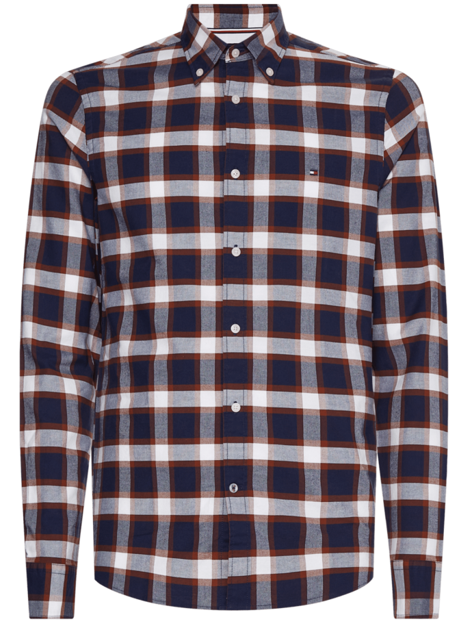 TOMMY HILFIGER - BLOCK TARTAN SF SHIR