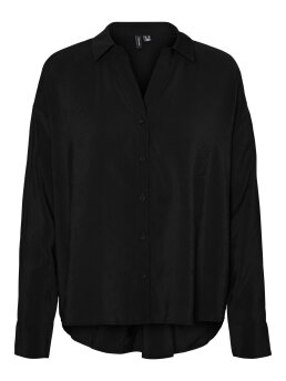 VERO MODA - VMQUEENY LS OVERSIZE SHIRT WVN