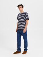 SELECTED - SLHBRIAC STRIPE SS O-NECK TEE