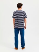 SELECTED - SLHBRIAC STRIPE SS O-NECK TEE