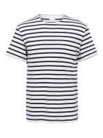 SELECTED - SLHBRIAC STRIPE SS O-NECK TEE