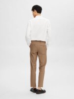 SELECTED - SLHSLIM-LIAM BROWN CHECK TRS B