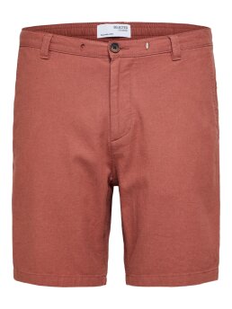 SELECTED - SLHREGULAR-BRODY LINEN SHORTS