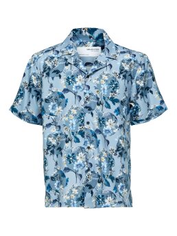SELECTED - SLHRELAX-LIAM SHIRT SS AOP B