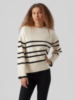 VERO MODA - VMSABA LS O-NECK STRIPE PULLOV
