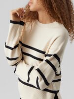 VERO MODA - VMSABA LS O-NECK STRIPE PULLOV