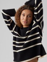 VERO MODA - VMSABA LS O-NECK STRIPE PULLOV