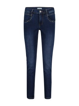 RED BUTTON - Sissy dark blue & rivets