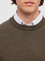 SELECTED - SLHTOWN MERINO COOLMAX KNIT CR