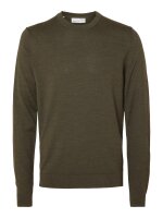 SELECTED - SLHTOWN MERINO COOLMAX KNIT CR