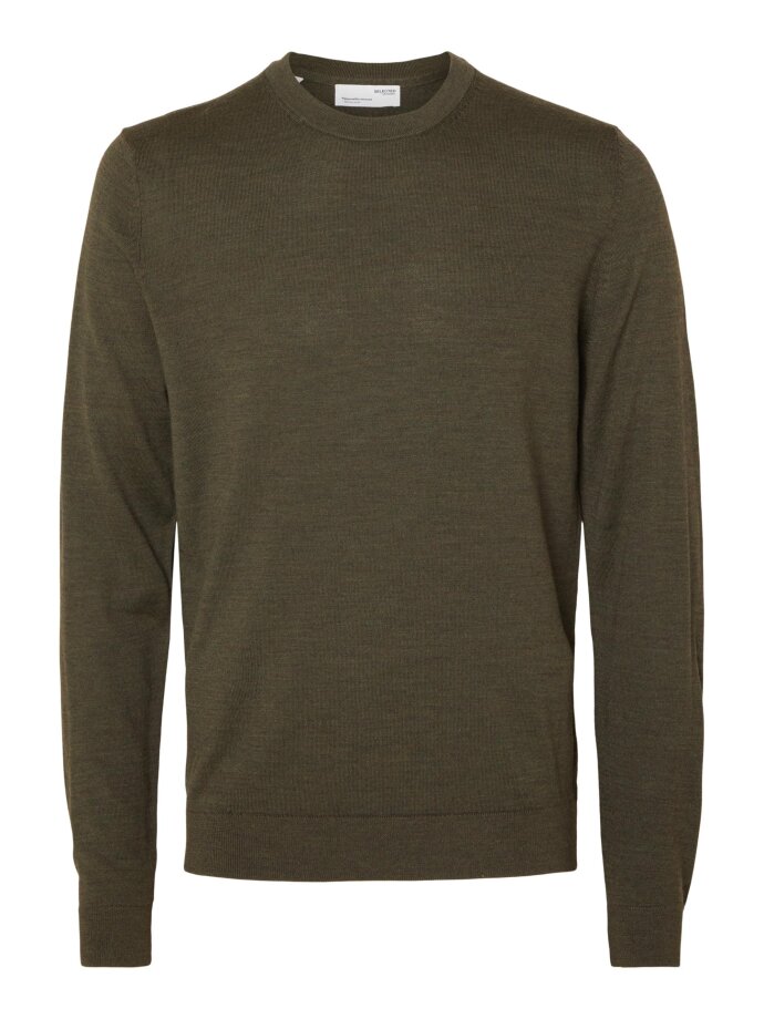 SELECTED - SLHTOWN MERINO COOLMAX KNIT CR