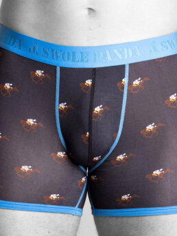 Swole Panda - Jockey Bamboo Boxers / Blue