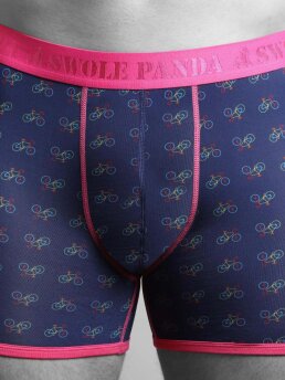 Swole Panda - Bicycle Bamboo Boxers Pink