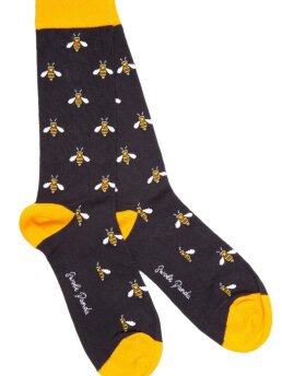 Swole Panda - Navy Bumblebee Socks