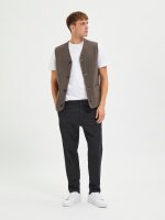 SELECTED - SLHJIN BOILED WOOL VEST EX
