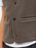 SELECTED - SLHJIN BOILED WOOL VEST EX