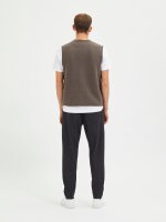 SELECTED - SLHJIN BOILED WOOL VEST EX