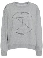 PULZ - PZMALLIE LS Sweatshirt w/ logo