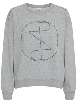 PULZ - PZMALLIE LS Sweatshirt w/ logo