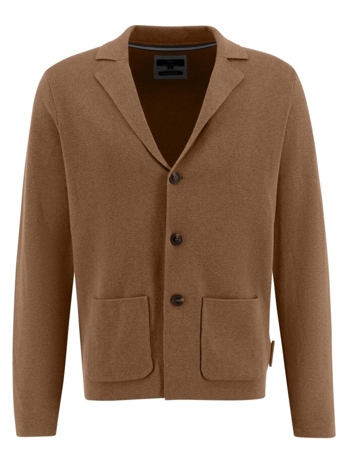 FYNCH-HATTON - Knit Blazer, Cotton Wool